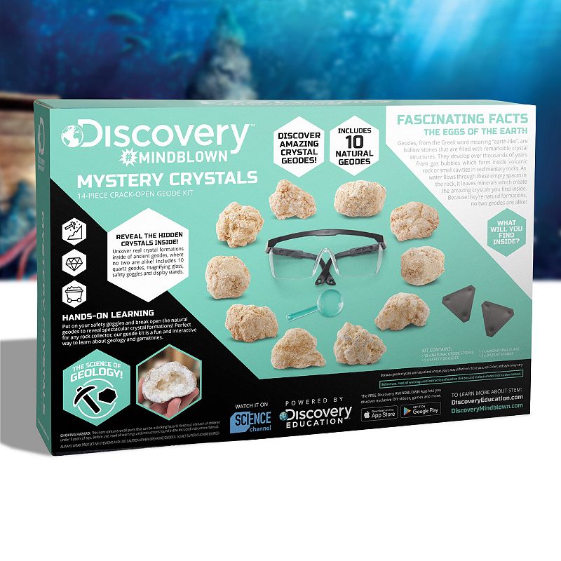 Discovery #Mindblown Geode Crystal Excavation Kit