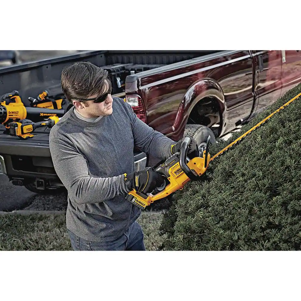 DEWALT 20V MAX Cordless Battery Powered Hedge Trimmer and Cordless Pruner (Tools Only)