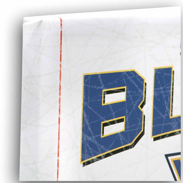 Nhl St Louis Blues Rink Canvas