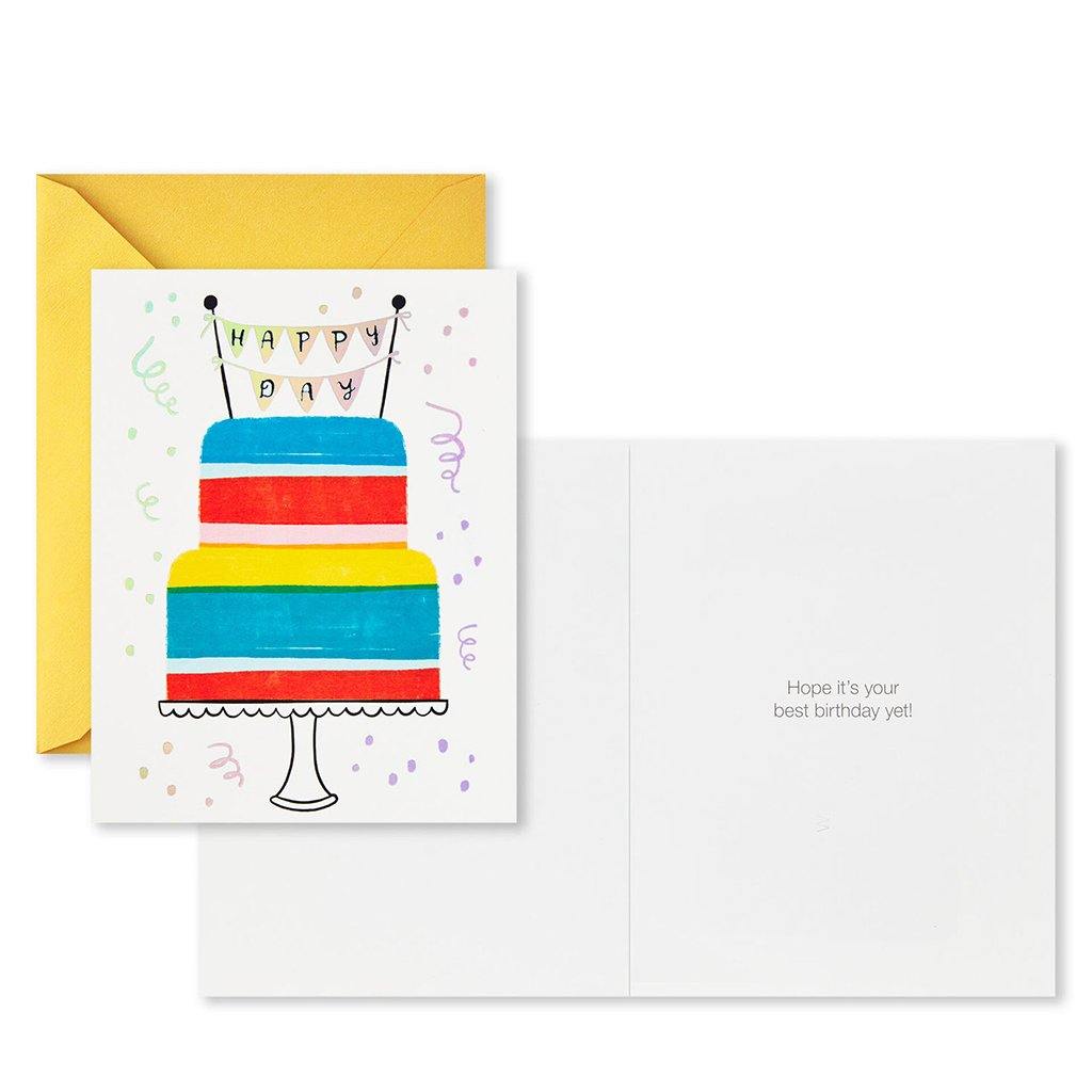 Hallmark  Colorful Assorted Birthday Cards With Pouch and Pen, Pack of 10