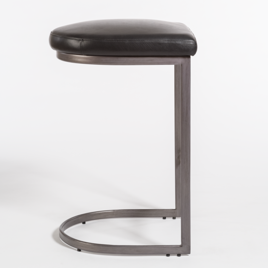 San Rafael Bar Stool in Aged Obsidian