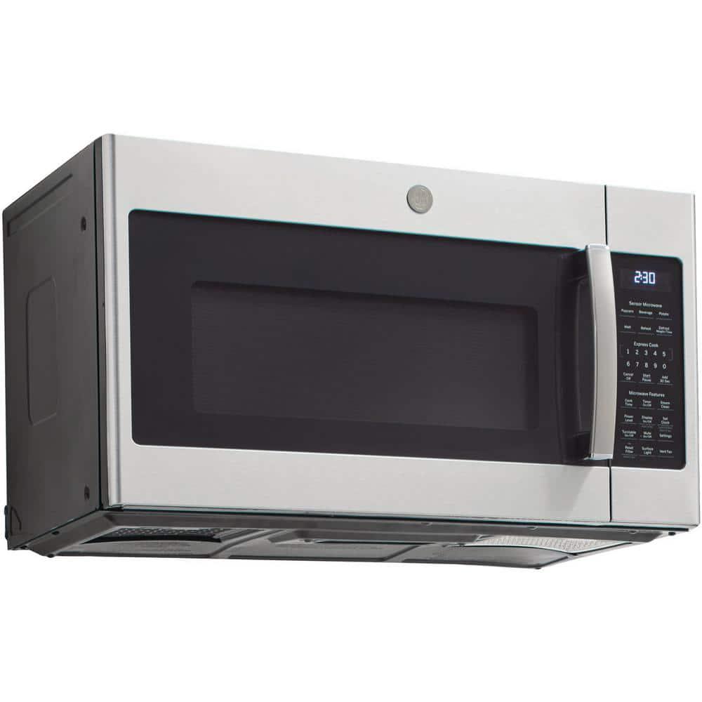 GE 19 cu ft OvertheRange Microwave in Stainless Steel with Sensor Cooking