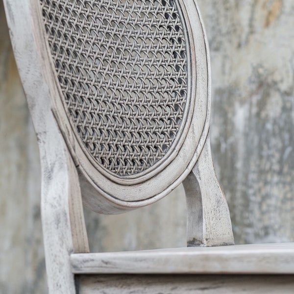 Uttermost Clarion Aged White Counter Stool