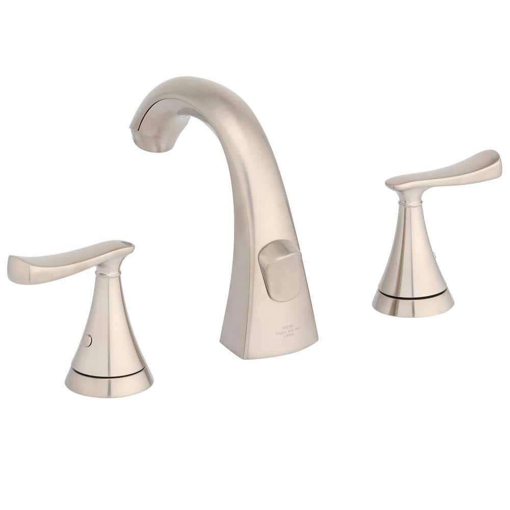 American Standard Chatfield 8 in Widespread 2Handle Bathroom Faucet in Brushed Nickel