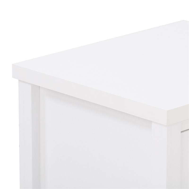 CorLiving Boston 6 Drawer Dresser - White Engineered Wood