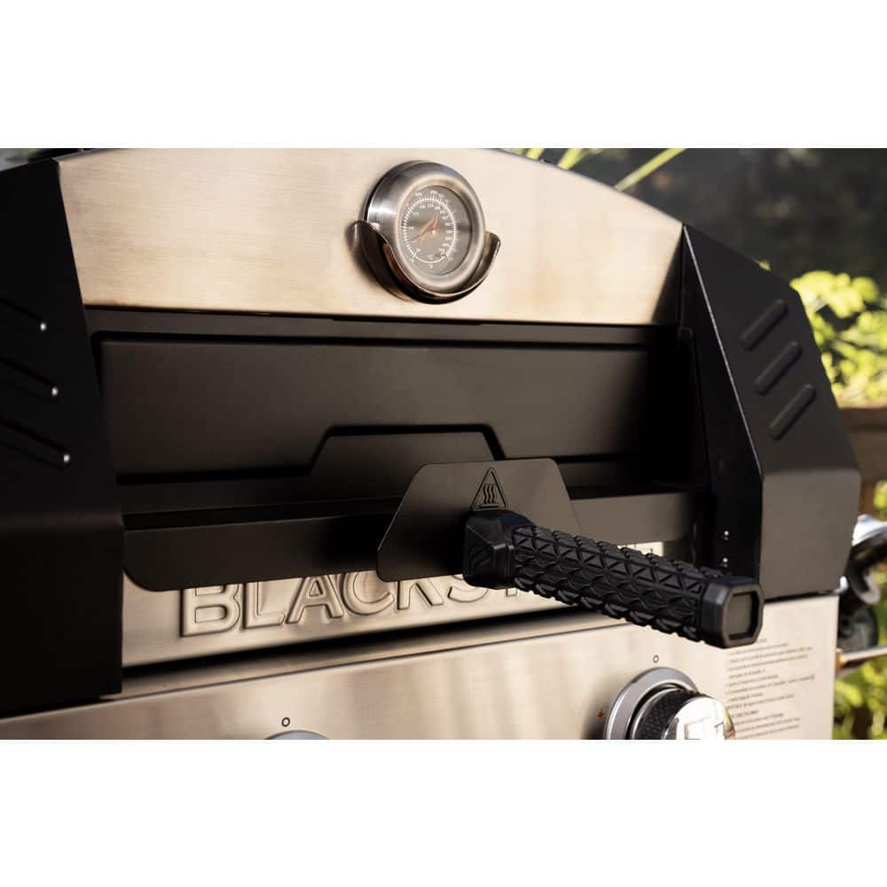 Blackstone Portable Propane Outdoor Pizza Oven in Stainless Steel and Black with 15 in. Cordierite Stone 6964