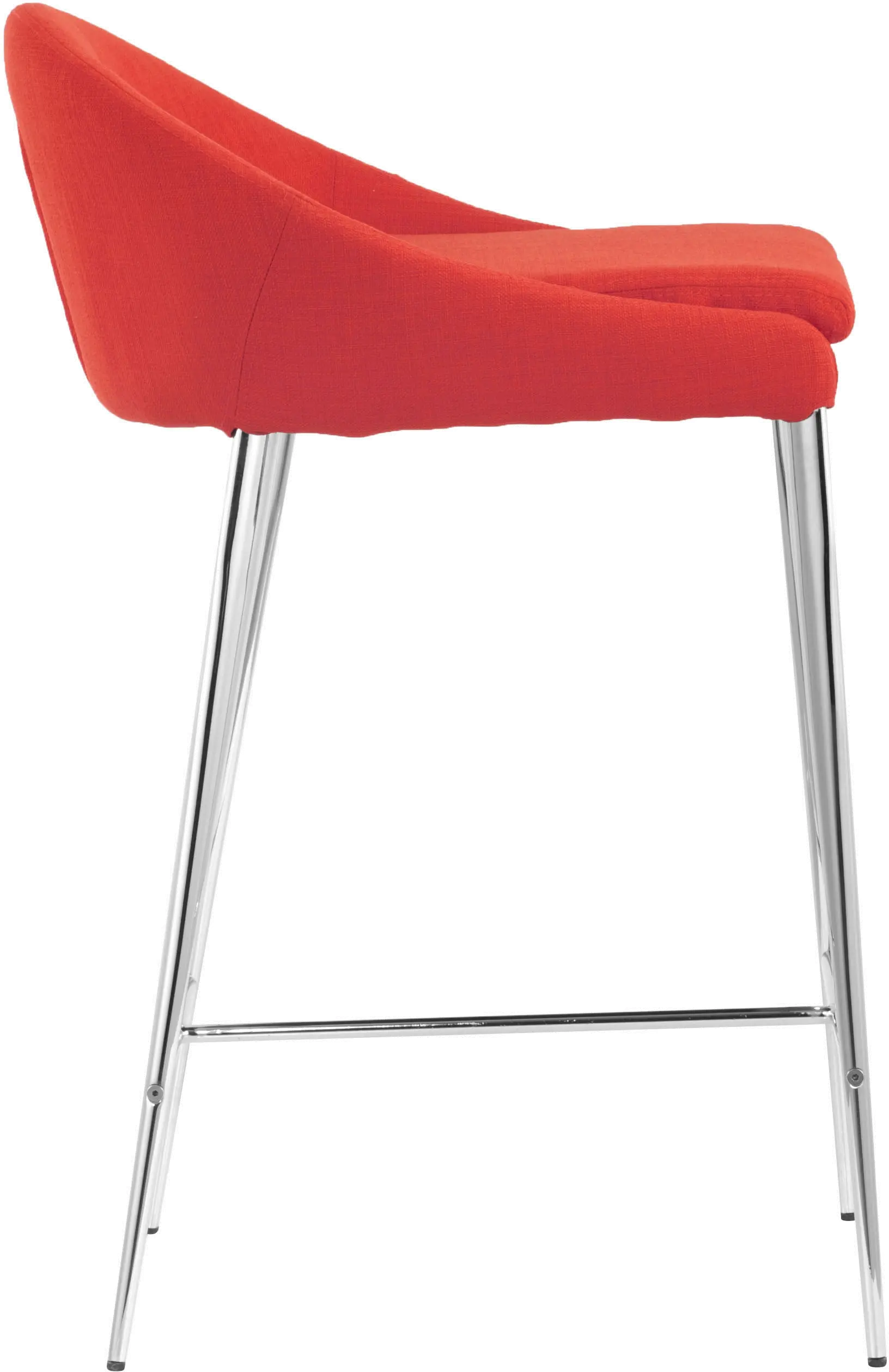 Reykjavik Orange Counter Height Stool， Set of 2