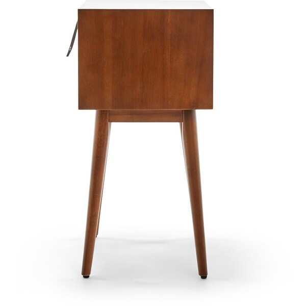 Adore Decor Calvin Side Table， Brown