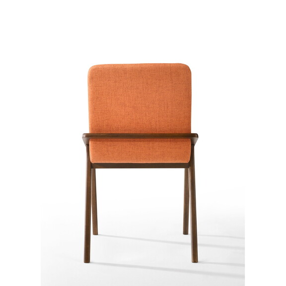 Modrest Zeppelin Modern Orange Dining Chair (Set o...