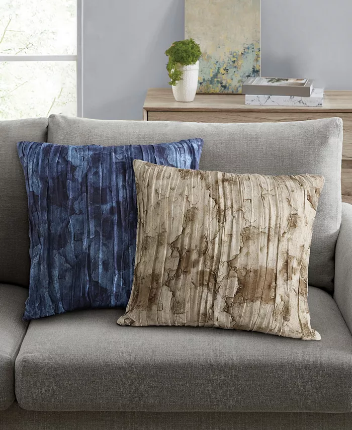 Michael Aram Pleated Watercolor Decorative Pillow， 20