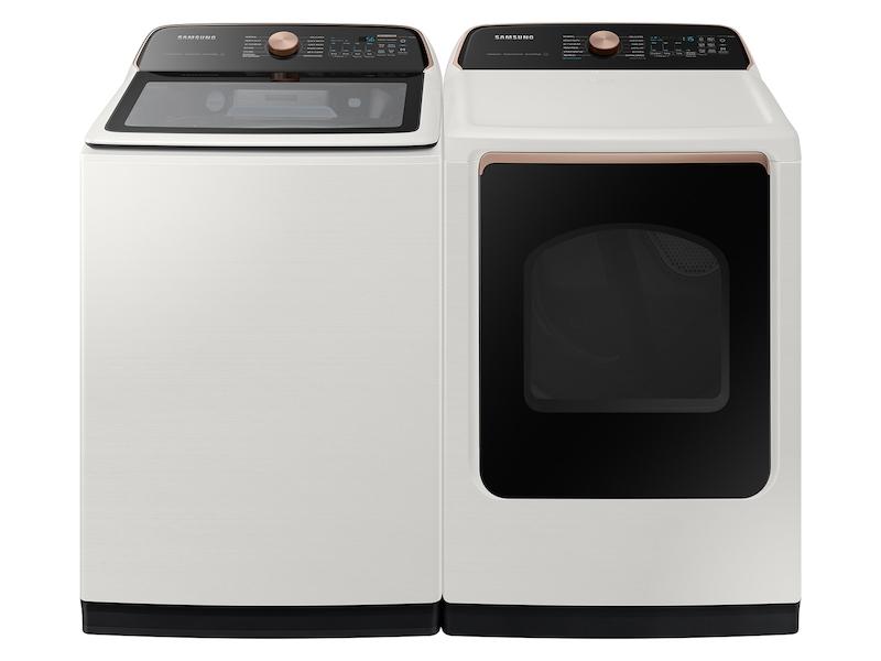 Samsung DVE55CG7500E 7.4 Cu. Ft. Smart Electric Dryer With Steam Sanitize+ In Ivory