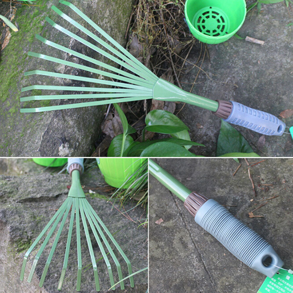 Ergonomic Grip Non-Slip Handle Hand Shrub Rake Gardening Hand Tools Rake