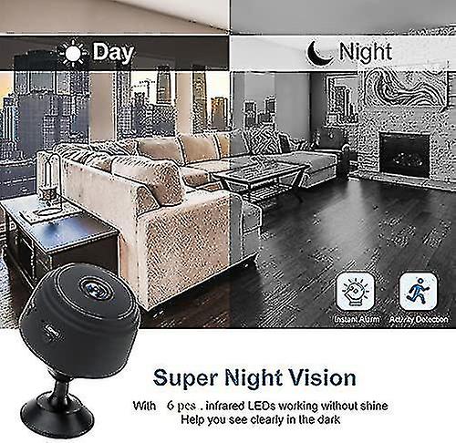 Wireless Security Wifi Camera Mini Small Camera Ip Camera Smart Home Night Virsion Magnetic Camcorder Surveillance，built-in Battery， App Real-time Vie