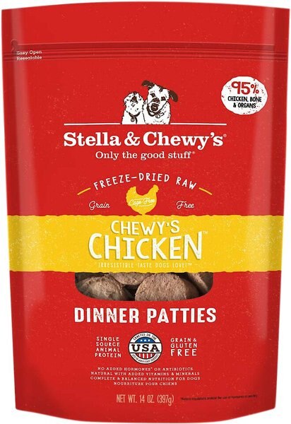 Stella and Chewy's Chewy's Chicken Dinner Patties Freeze-Dried Raw Dog Food