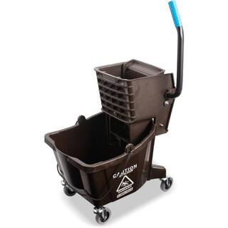 Carlisle 26 qt. Brown Mop BucketWringer Combo 3690869