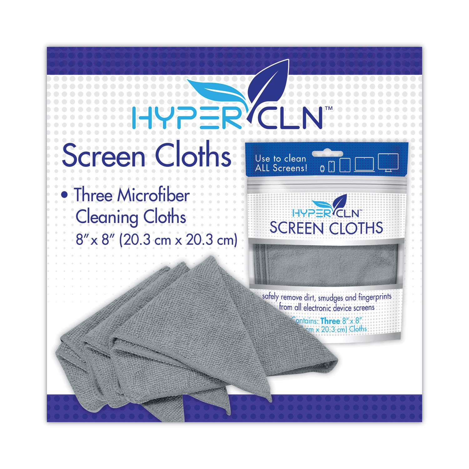 HYPERCLN Screen Cloths by Falconandreg; Safety Products FALHCNCL