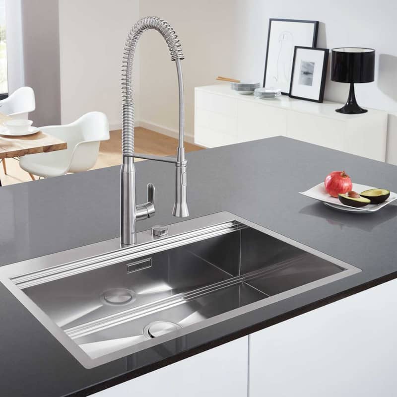 GROHE K7 SuperSteel Infinity Semi-Pro Kitchen Faucet