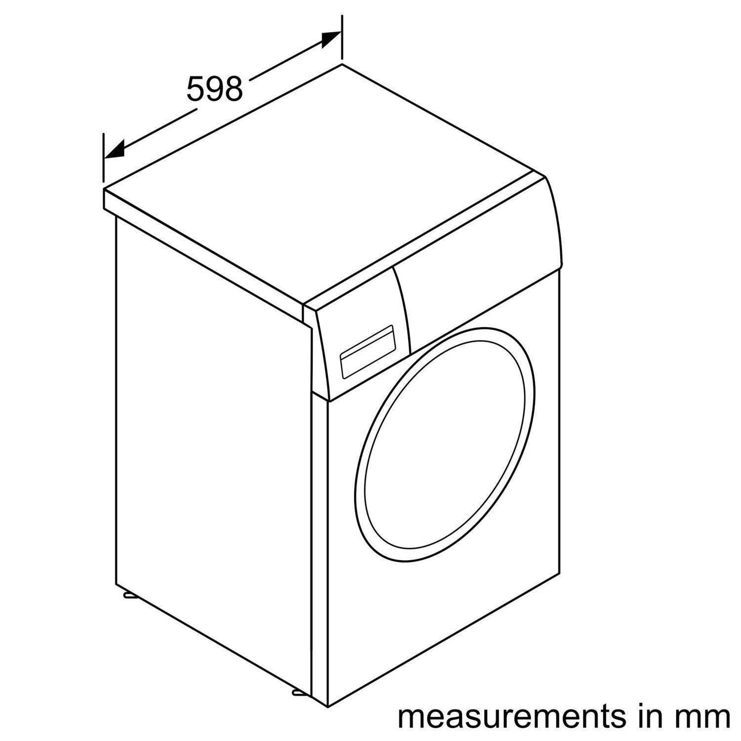 Bosch WGA12400UC 300 Series Compact Washer 1400 Rpm