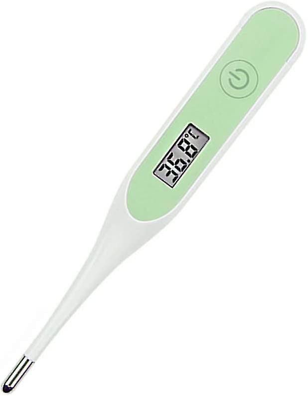 1 Pc Digital Basal Thermometer Quick Read Electronic Thermometer 20 Seconds Rapid Test Thermometer For Adult Babygreen