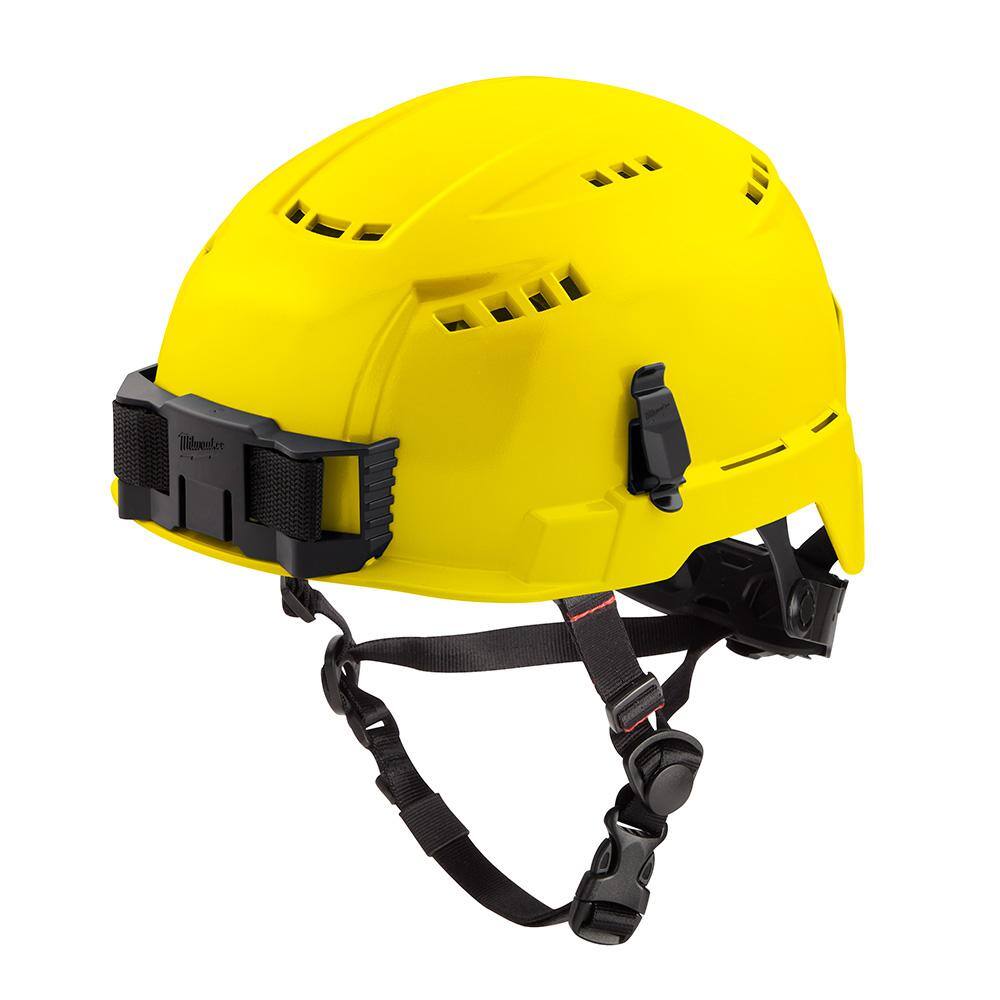 MW BOLT Yellow Type 2 Class C Vented Safety Helmet 48-73-1302