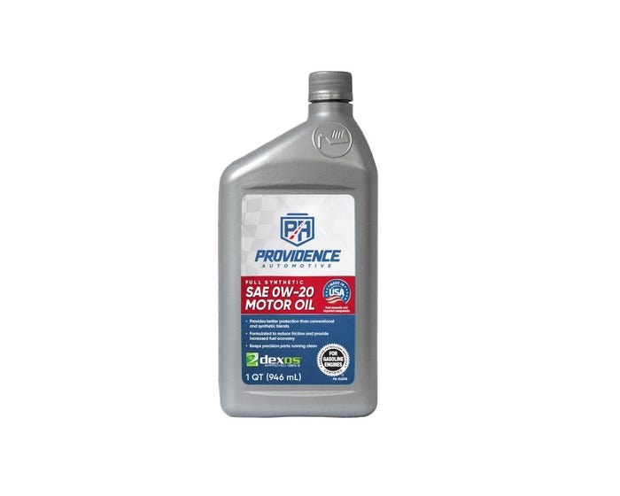 Providence Automotive Oil Full Synthetic 0W20， 1 Quart - PA-0201S