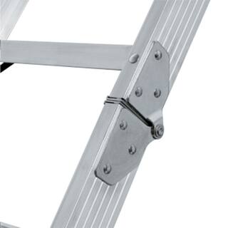 Louisville Ladder Everest 10 ft. - 12 ft. 25.5 x 63 in. Aluminum Attic Ladder with 350 lb. Load Capacity AL258P