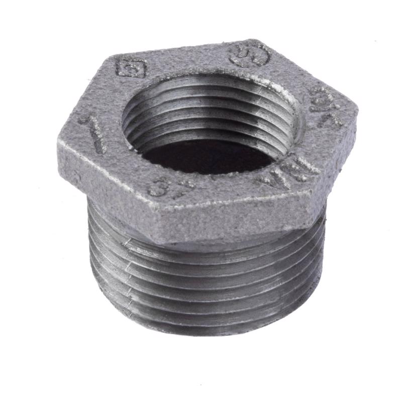 HEX BUSHING BLK 1X3/4