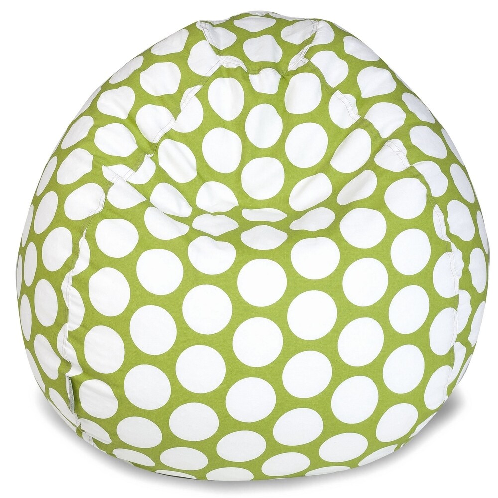 Majestic Home Goods Large Polka Dot Classic Bean Bag Chair Small/Large