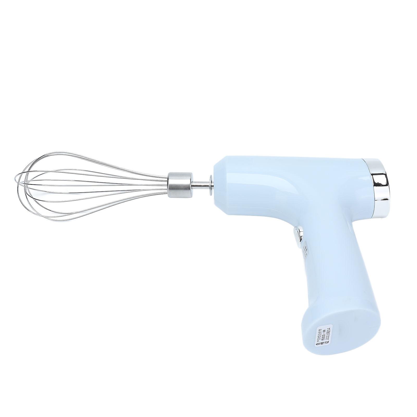 Usb Charging Cordless Egg Whisk Adjustable Stainless Steel Electric Hand Mixer For Home