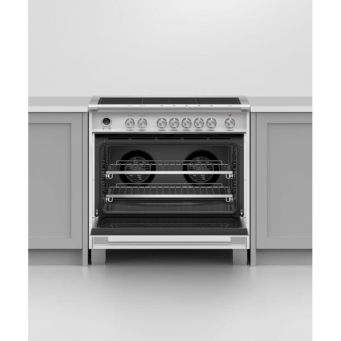 Fisher & Paykel 36-inch Freestanding Electric Range with Induction Technology OR36SCI6W1