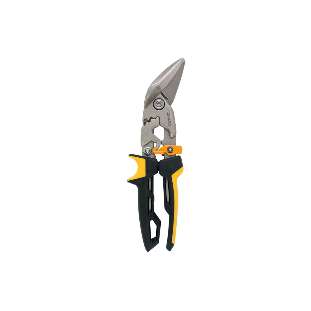 Fiskars Steel Blade Offset Cut Aviation Snip with Softgrip Handle ;