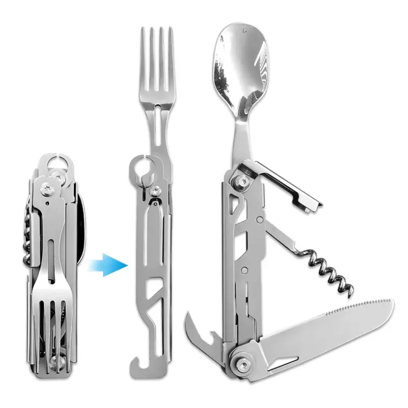 Outdoor Multifunction Camping Hiking Folding Pocket Knife Multi Tool