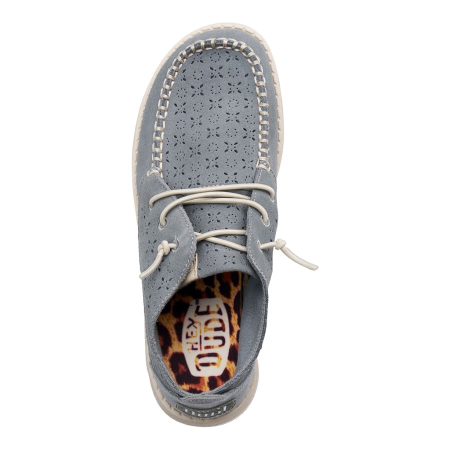 Wendy Mid Suede Boho - Grey