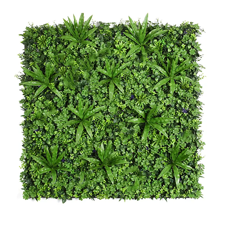 Garden Supplies Artificial Leaf Wall outdoor Decor plastic backdrop panel green wall