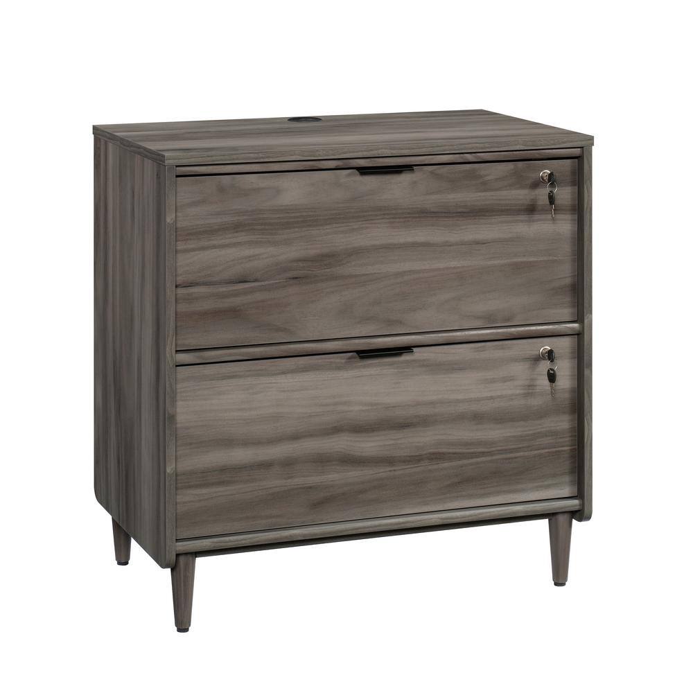 SAUDER Clifford Place Jet Acacia Decorative Lateral File Cabinet 429501