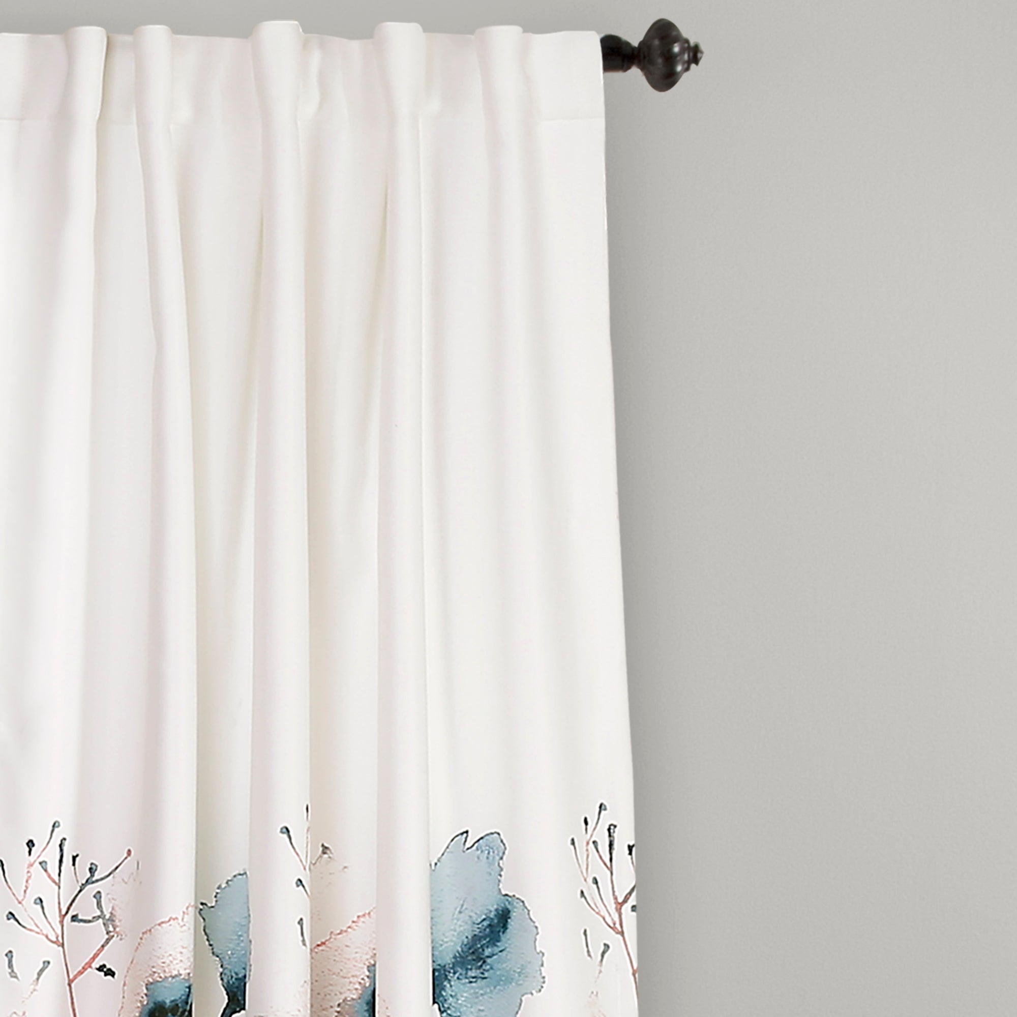 Zuri Flora Room Darkening Window Curtain Panel Set