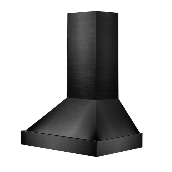 ZLINE Vent Black Stainless Steel Wall-mounted Range Hood