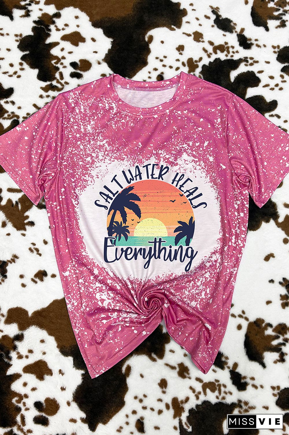 Salt Water Heals Everything Graphic Tee Wholesale