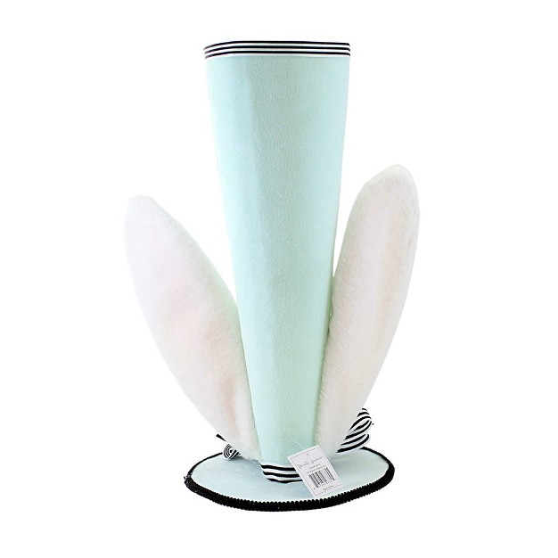 Easter Tall Tophat With Bunny Ears One Figurine 18 25 Inches Rabbit Ears Broch 0808762 Polyresin Green