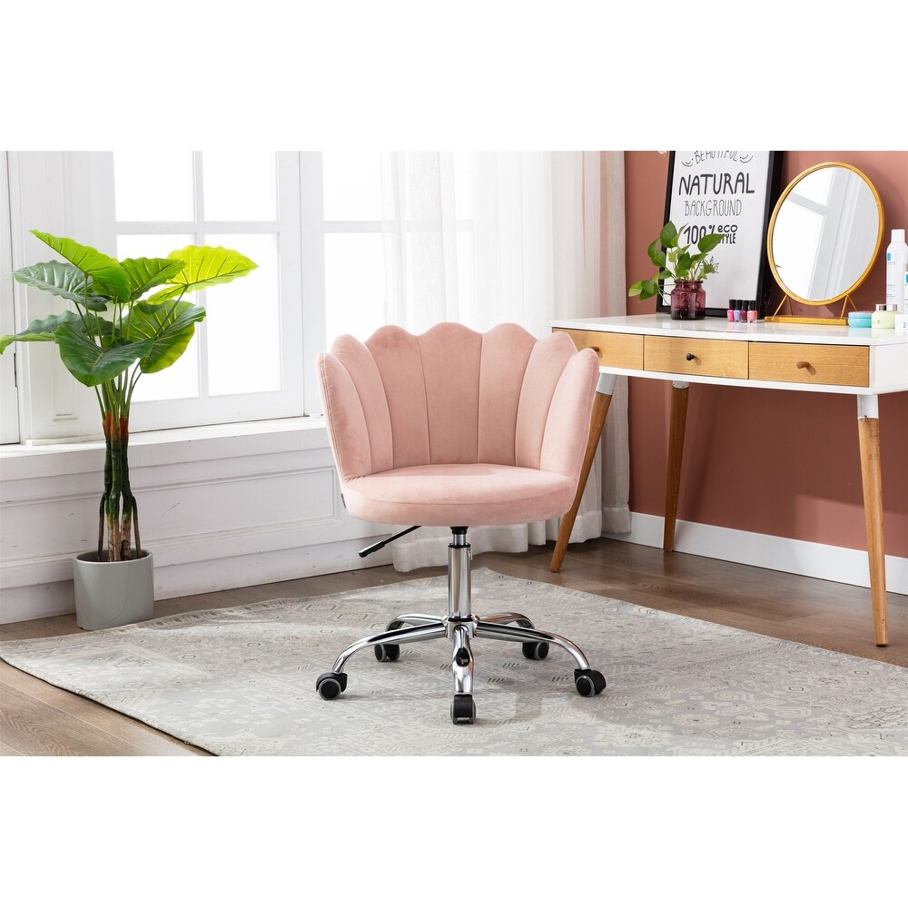 Swivel Shell Chair Office Chair Adjustable Vanity Chairs Desk Stools