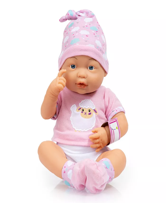 Bayer Design Dolls Pink  Sheep New Born Baby