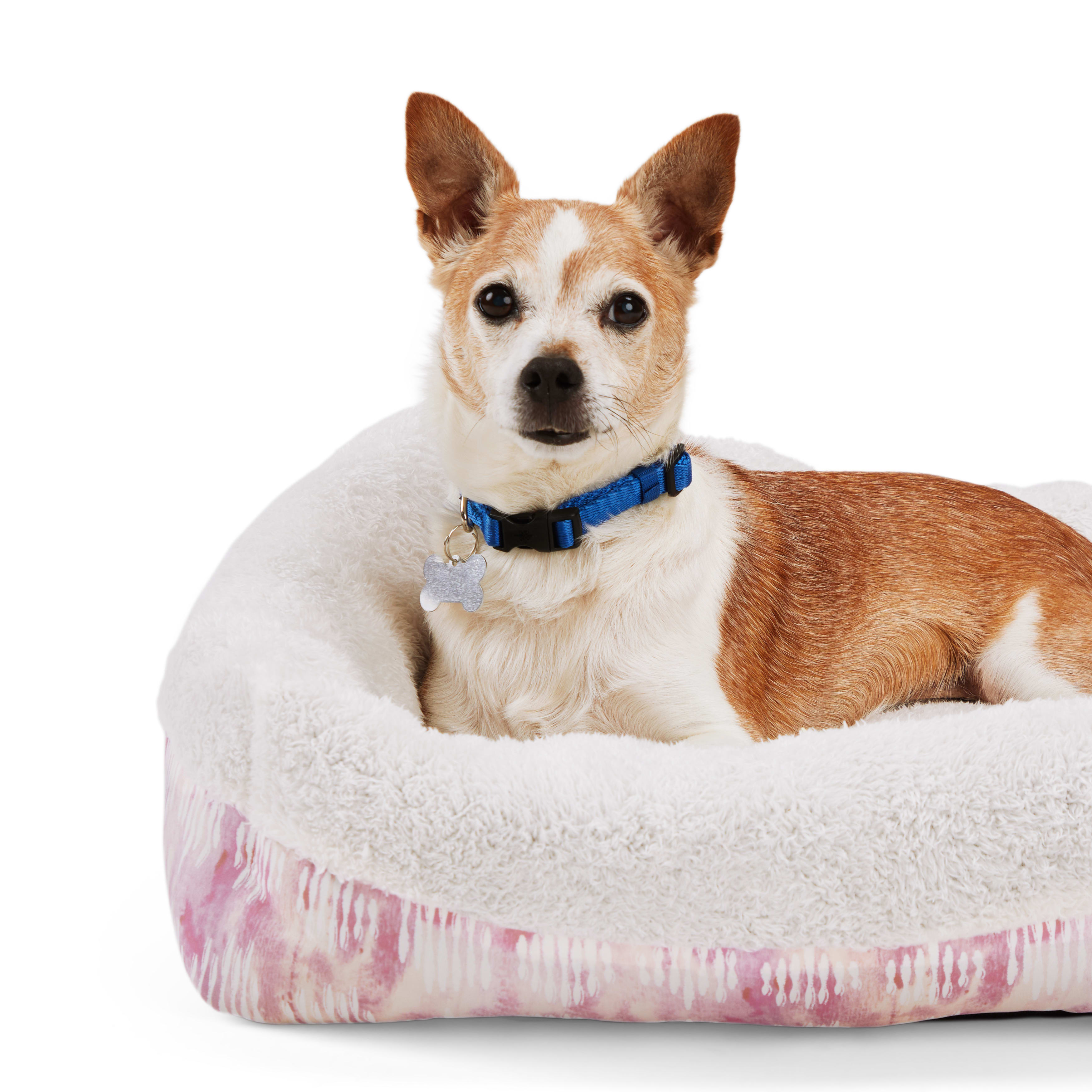 EVERYYAY Essentials Pink Snuggler Dog Beds， 21