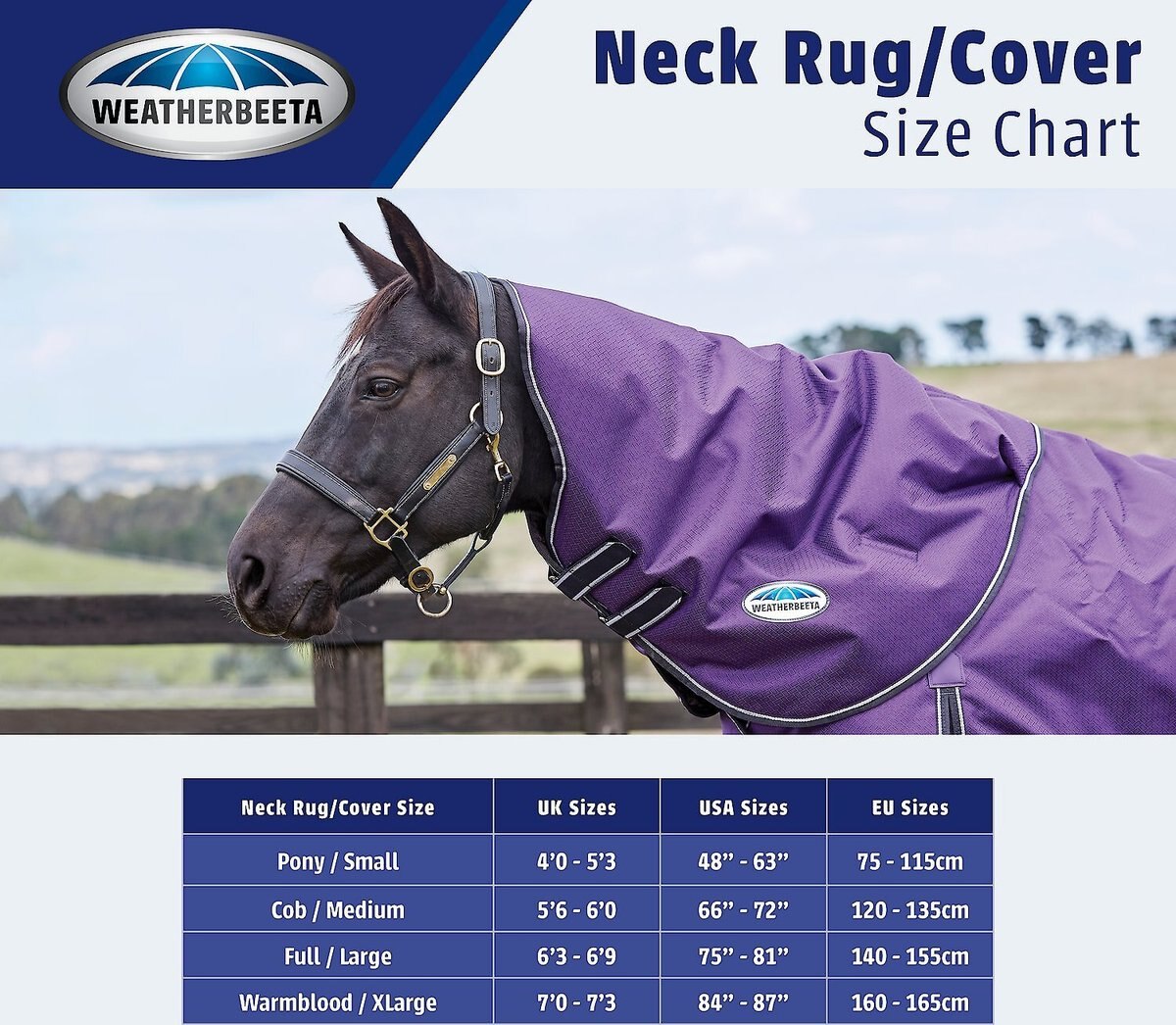 WeatherBeeta Comfitec Essential Neck Rug Medium Horse Blanket