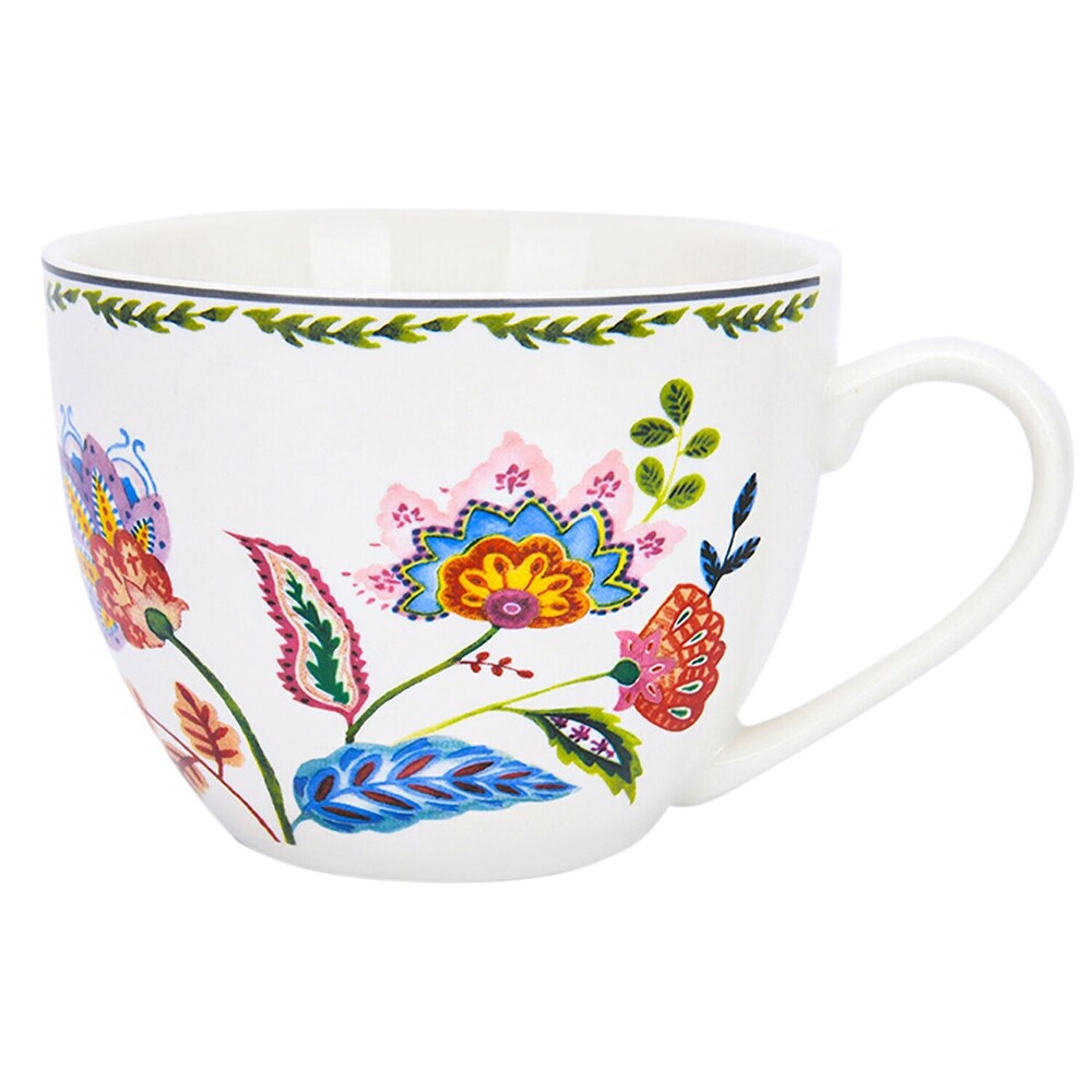 STP Goods Byzantium Flowers Bone China Dinnerware Set of 20 for 4