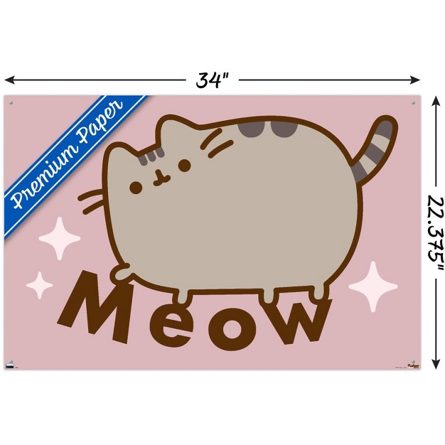 Trends International Pusheen Meow Unframed Wall Poster Prints