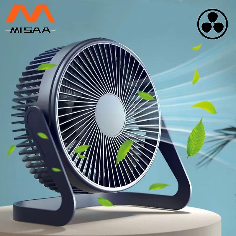 Table Fans 360 Rotating Usb Desktop Fan Mini Adjustable Portable Electric Fan Summer Air