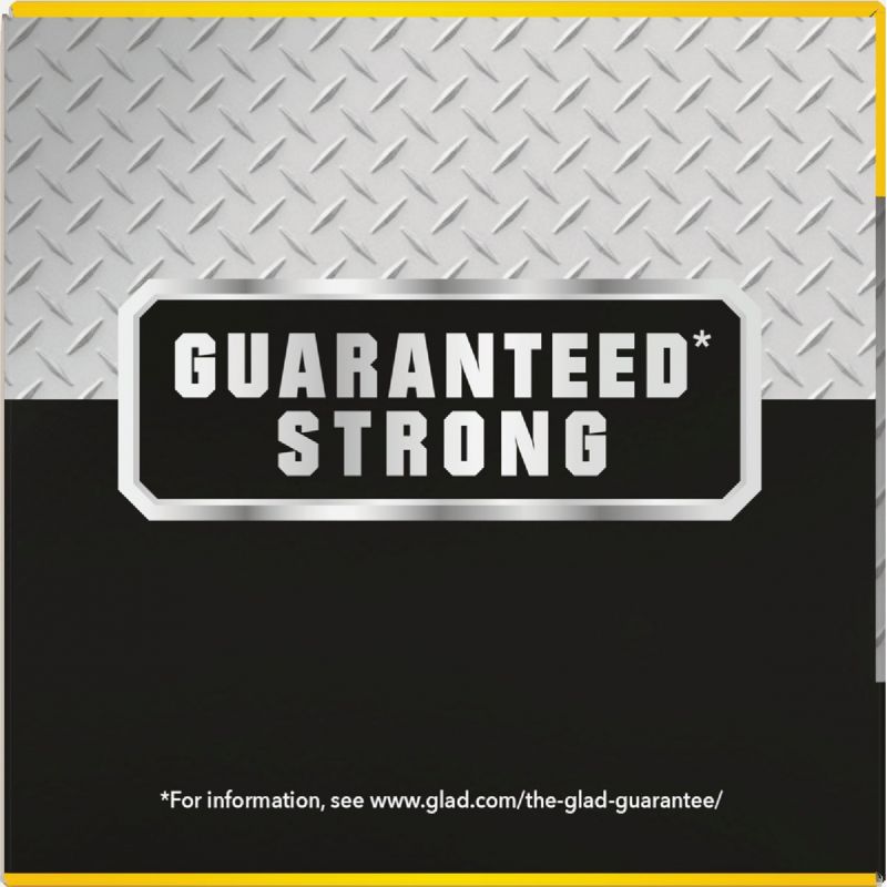 Glad Guaranteed Strong Large Trash Bag 30 Gal. Black