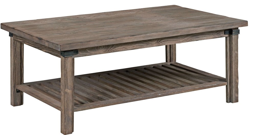 Kincaid Furniture Foundry Rectangular Cocktail Table   Farmhouse   Coffee Tables   by Unlimited Furniture Group  Houzz