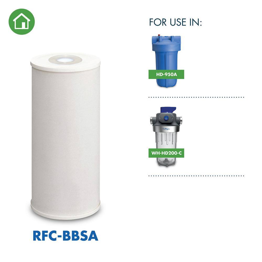 Culligan Universal Heavy-Duty Radial Flow Carbon Replacement Cartridge Water Filtration System RFC-BBSA