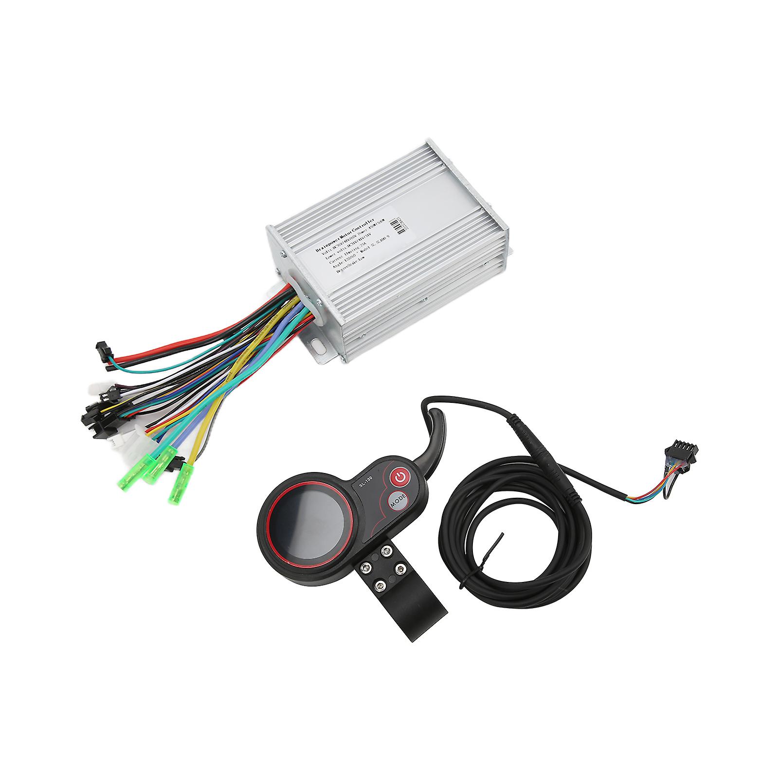 Brushless Motor Controller Intelligent Heat Dissipation Rainproof Electric Bike Controller With Lcd Backlit Display